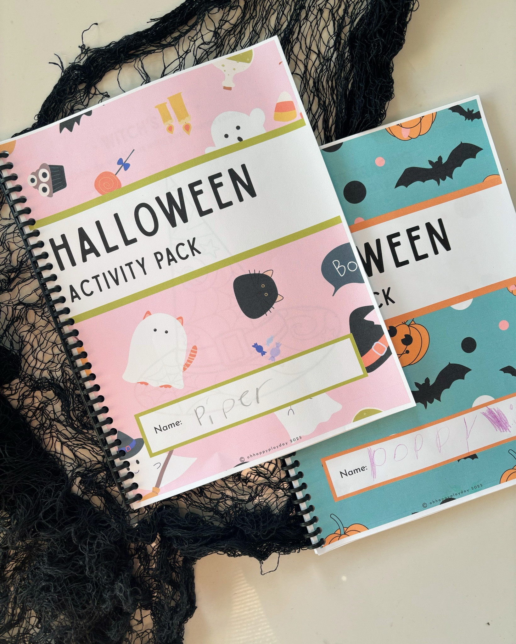 Halloween Activity Bundle on SALE this week! Nearly 50 printable playful learning pages, playdough mats, and a bucket list 👻 

Printables also available at ohhappyplayday.com
