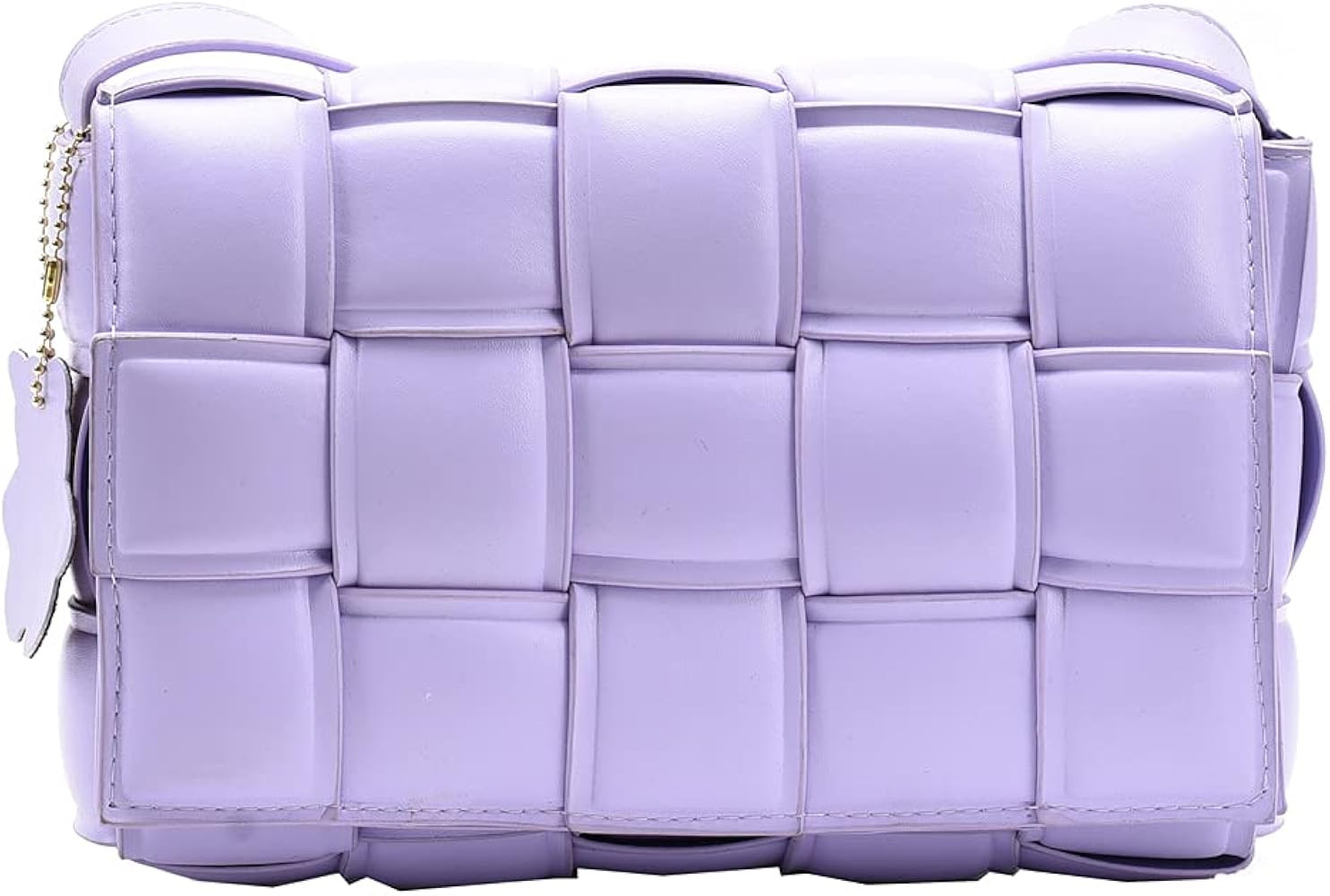 Luxury Design Weave PU Leather Shoulder Crossbody Messenger Bags Women Purse and Handbags | Amazon (US)