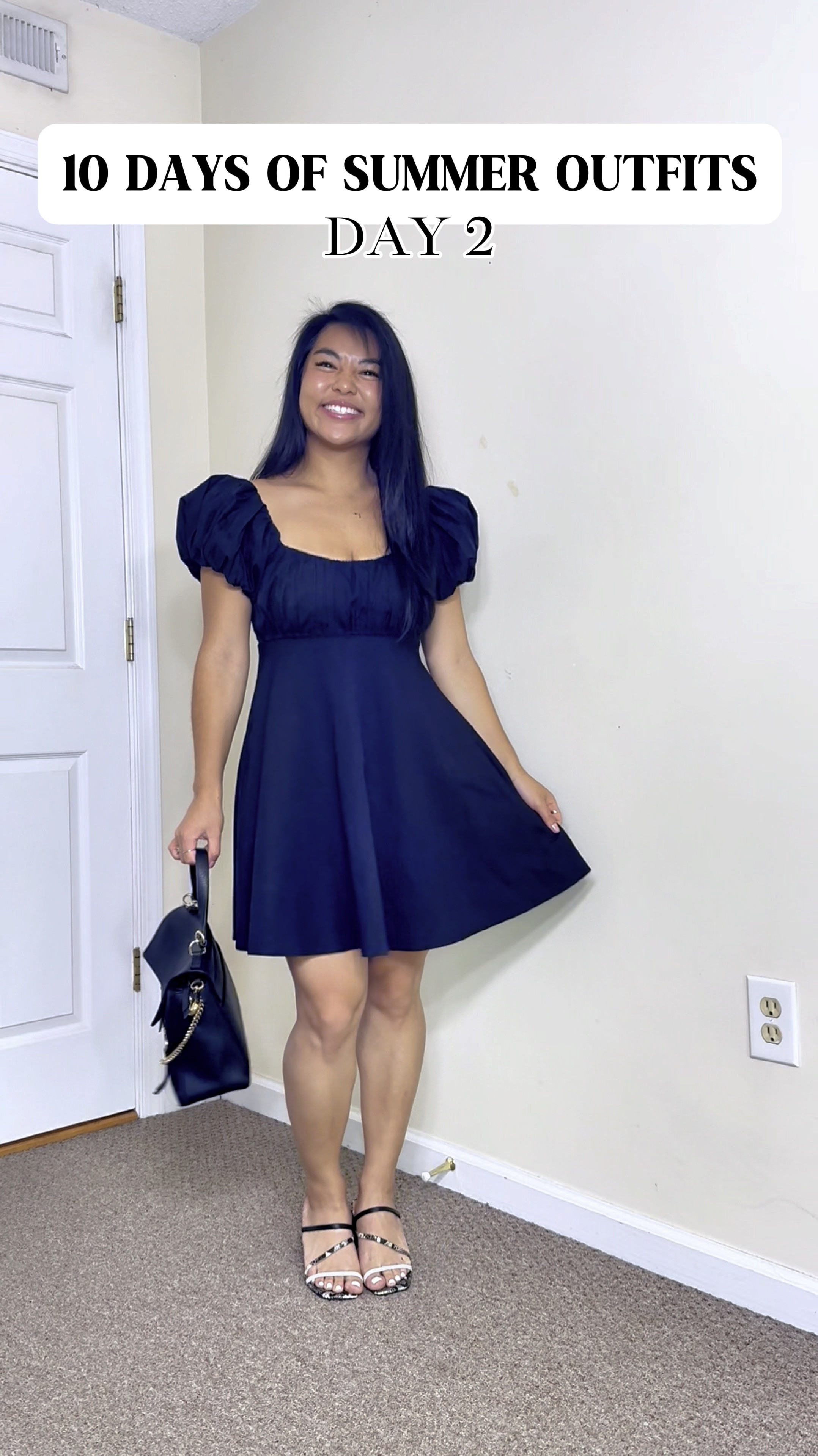 petite friendly summer outfit - love a classic mini little black dress 🫶🏼 

#LTKStyleTip #LTKSeasonal #LTKFindsUnder100