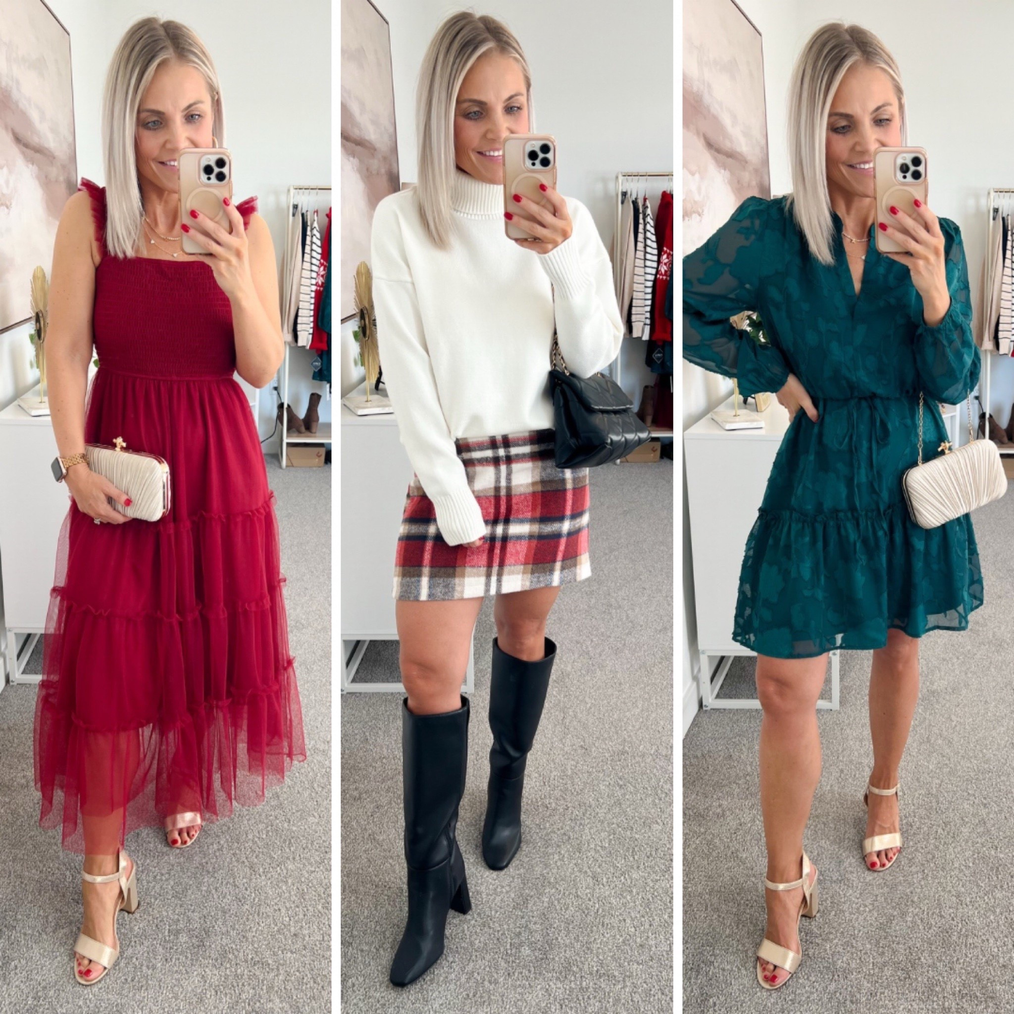 Amazon Holiday Outfits❤️
The perfect holiday outfits for any special event this season! Dressy, casual or in between these looks have you covered!


Holiday outfits, holiday dresses, Amazon fashion finds, Amazon dresses, Christmas outfits, NYE outfit, Christmas dress under $50, Amazon outfits, Amazon holiday style, holiday party outfit

#LTKMidsize #LTKPetite #LTKHoliday