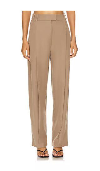 Joey Suit Trouser in Dark Tan | Revolve Clothing (Global)