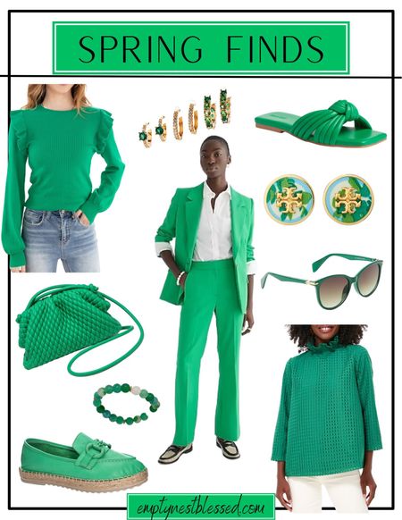 Spring into style with these refreshing green fashion picks 💚
Bright vivid green is popping up as a fresh option!
Look for statement jewelry, pop-of-color handbags, and vibrant clothing to add to your wardrobe!


#LTKSeasonal #LTKunder100 #LTKstyletip
