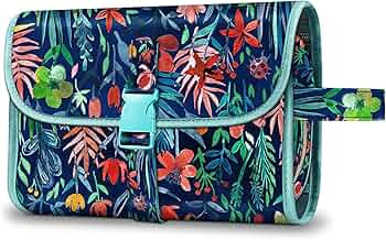 Fintie Portable Toiletry Cosmetic Travel Bag, Large Water Resistant Hanging Makeup Organizer Stor... | Amazon (US)