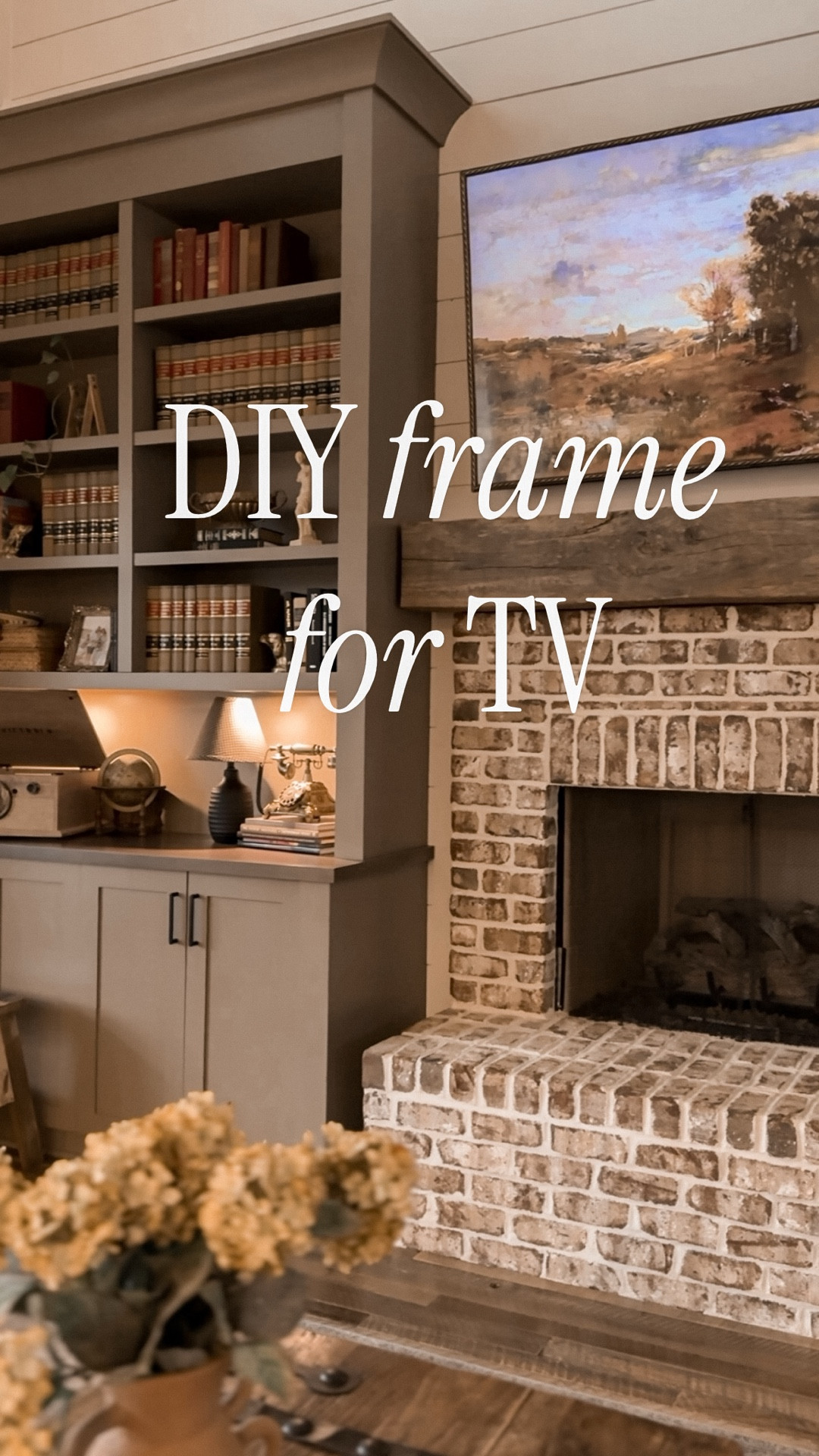 this 20 min DIY makes such a statement! I’ve seen the tv frames going around but didn’t want to spend hundreds and didn’t want to use any power tools! so easy and an affordable solution. 🤍🤍

#LTKfamily #LTKhome #LTKfindsunder50