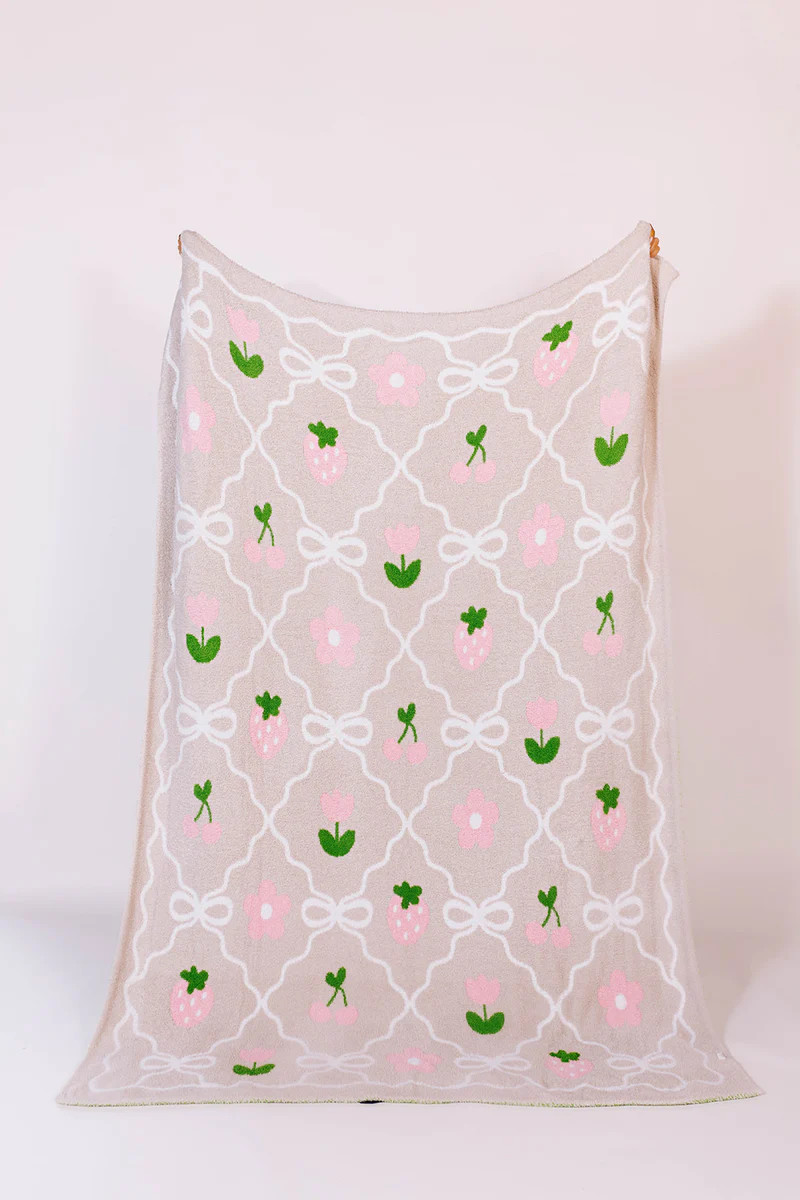 Bow Spring Icon Blanket 60*80 | Staykation