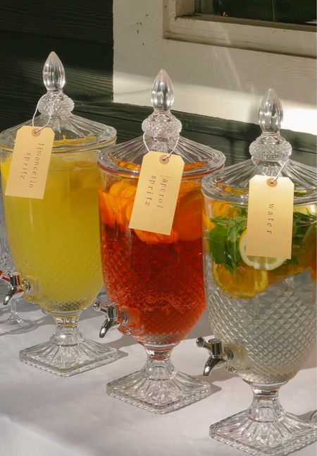 Crystal drink dispensers from Amazon! Perfect for parties and hosting!

#LTKParties #LTKHome #LTKSeasonal
