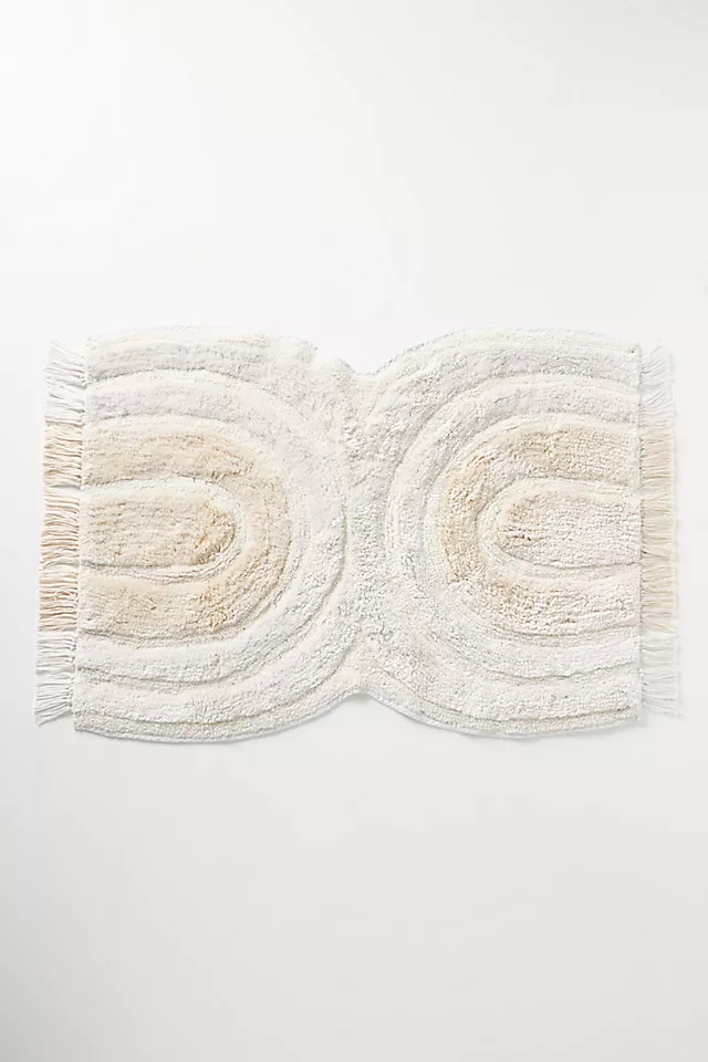 Concentric Circle Bath Mat | Anthropologie (US)