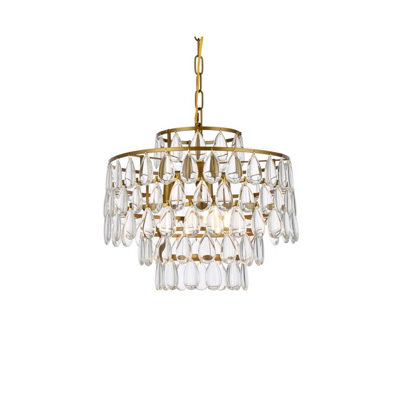 Stiner 3 - Light Dimmable Tiered Chandelier | Wayfair North America