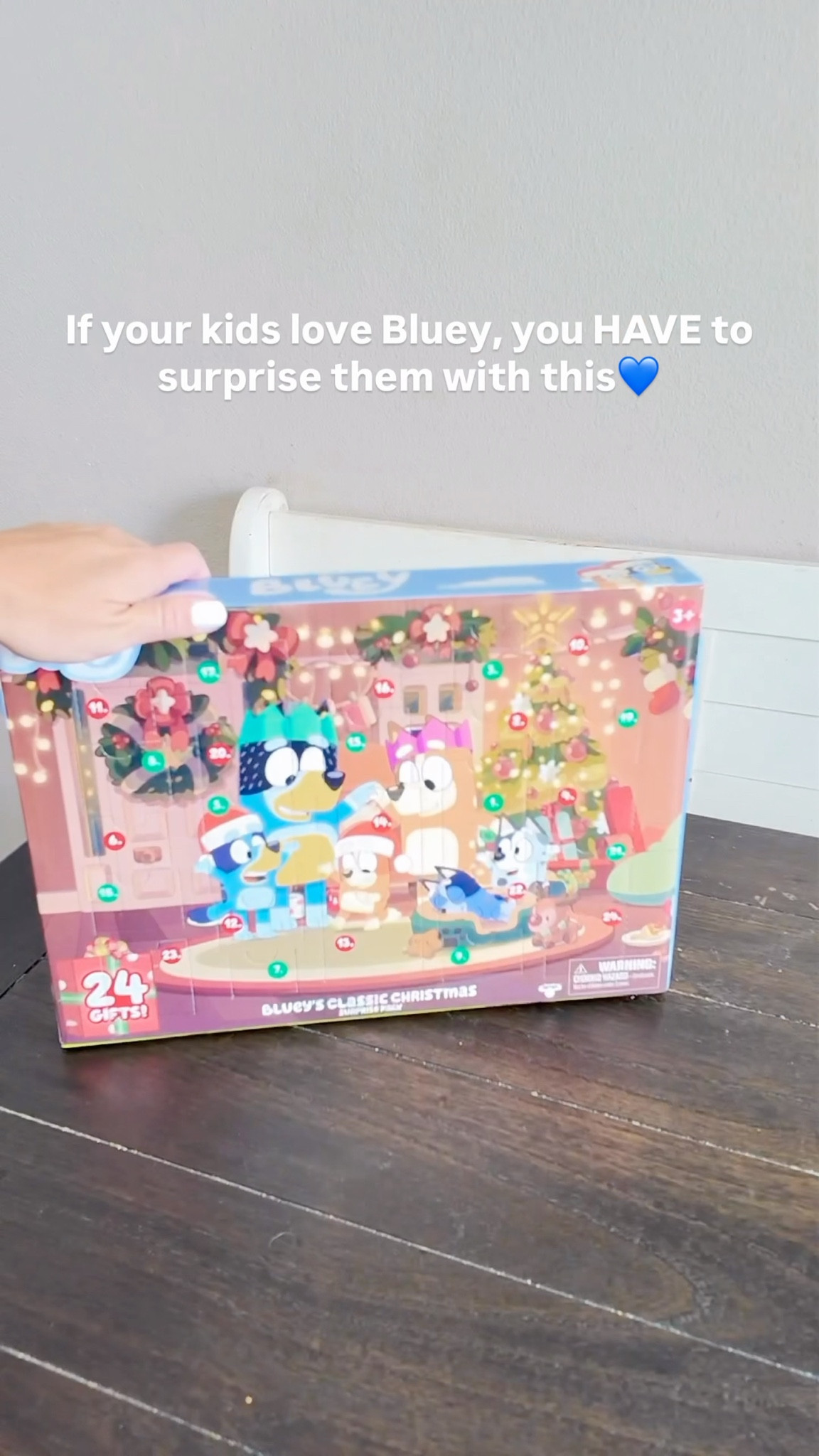 💙 The perfect countdown for every Bluey fan!
This Bluey Advent Calendar comes with 24 festive surprises — mini figures, accessories, and decorations for endless pretend play. It’s the perfect sugar-free way to make mornings magical for toddlers and preschoolers.

🎄 Our top pick for:
• Bluey fans
• Imaginative + screen-free play
• Christmas morning traditions

#LTKGiftGuide 

#LTKFindsUnder50 #LTKSeasonal #LTKKids