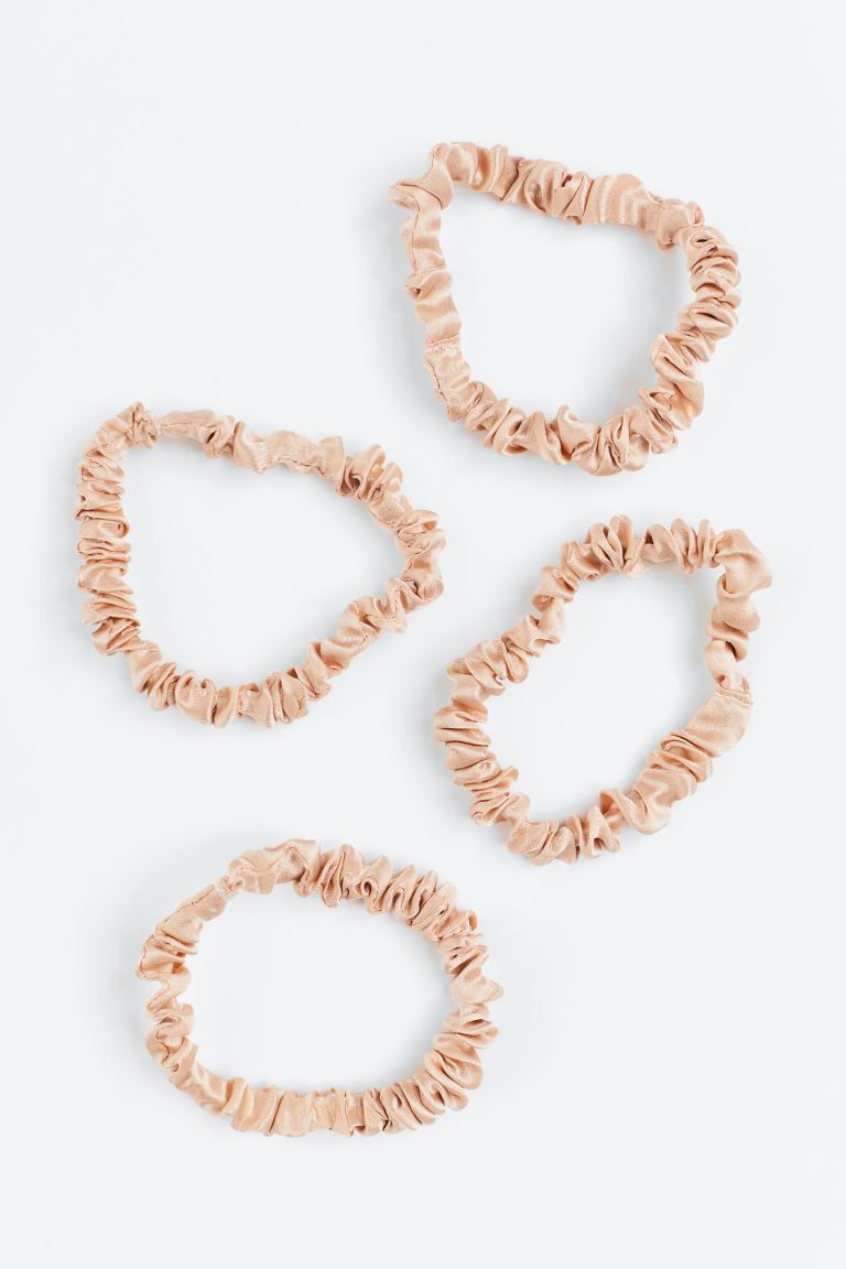 4-pack Silk Scrunchies | H&M (US + CA)