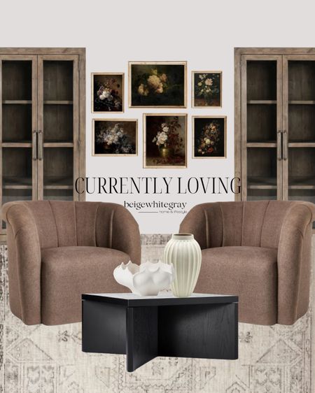 Get the designer look for less with these beautiful home decor and furniture pieces. From the Target chairs, rug and coffee table to the beautiful cabinets from wayfair!! Loving this gorgeous art too!! And the vase is super affordable and I have it in my home 

#LTKSaleAlert #LTKHome #LTKStyleTip