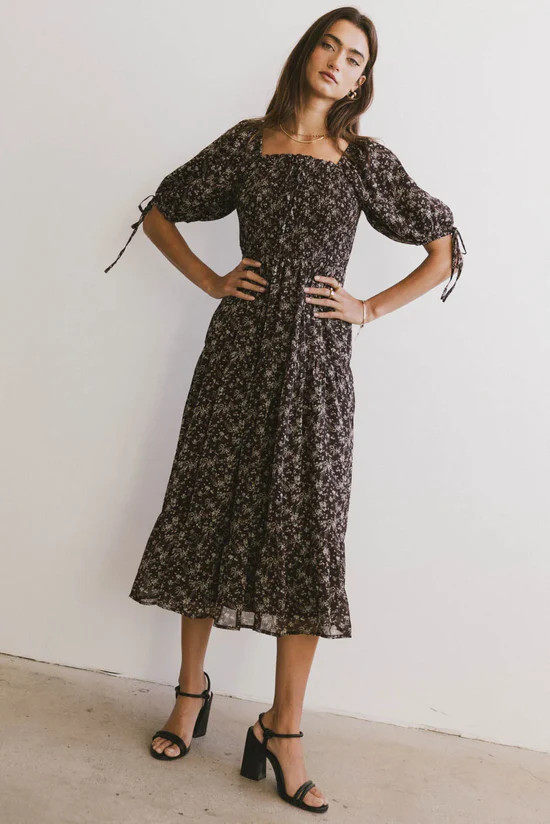Juna Floral Midi Dress | Böhme US