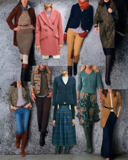 Found some good #FallStyle #FallOutfit inspiration. Everything is 40% off now. I just bought that pink coat and plaid full skirt. 

#LTKover40 #LTKHolidaySale #LTKCyberWeek