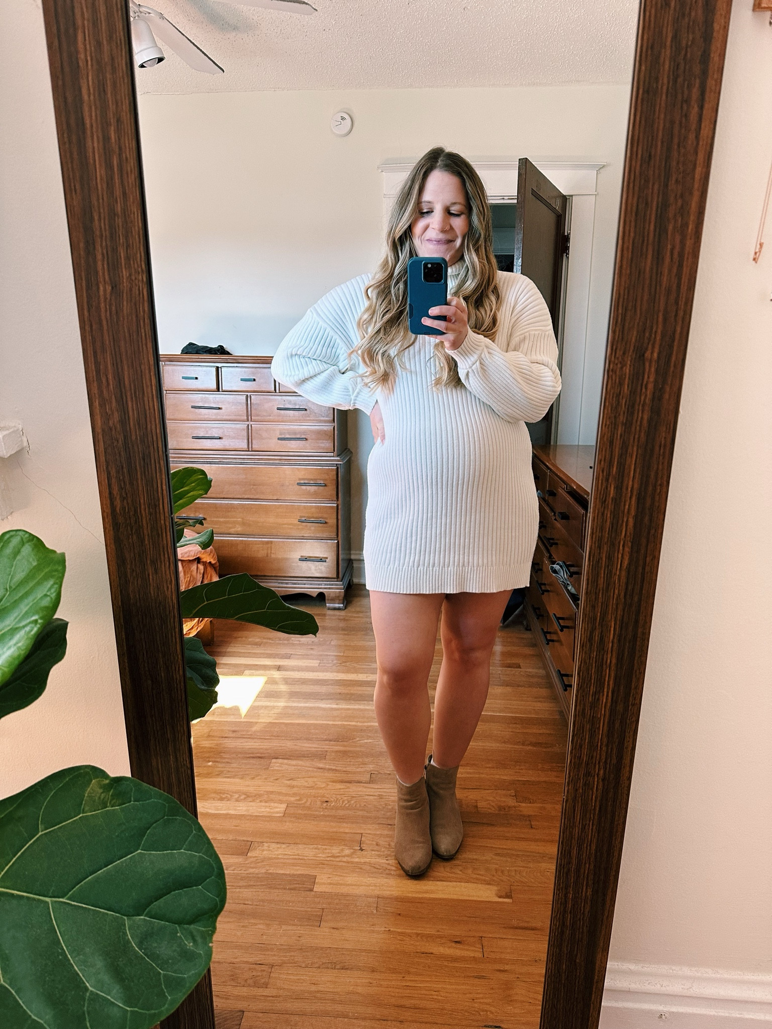 sweater dress! works great for pregnancy :) 

#LTKbump #LTKfindsunder50 #LTKSeasonal