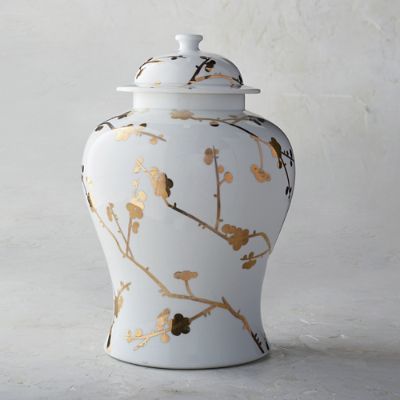 Gilded Blossoms Ginger Jar | Frontgate