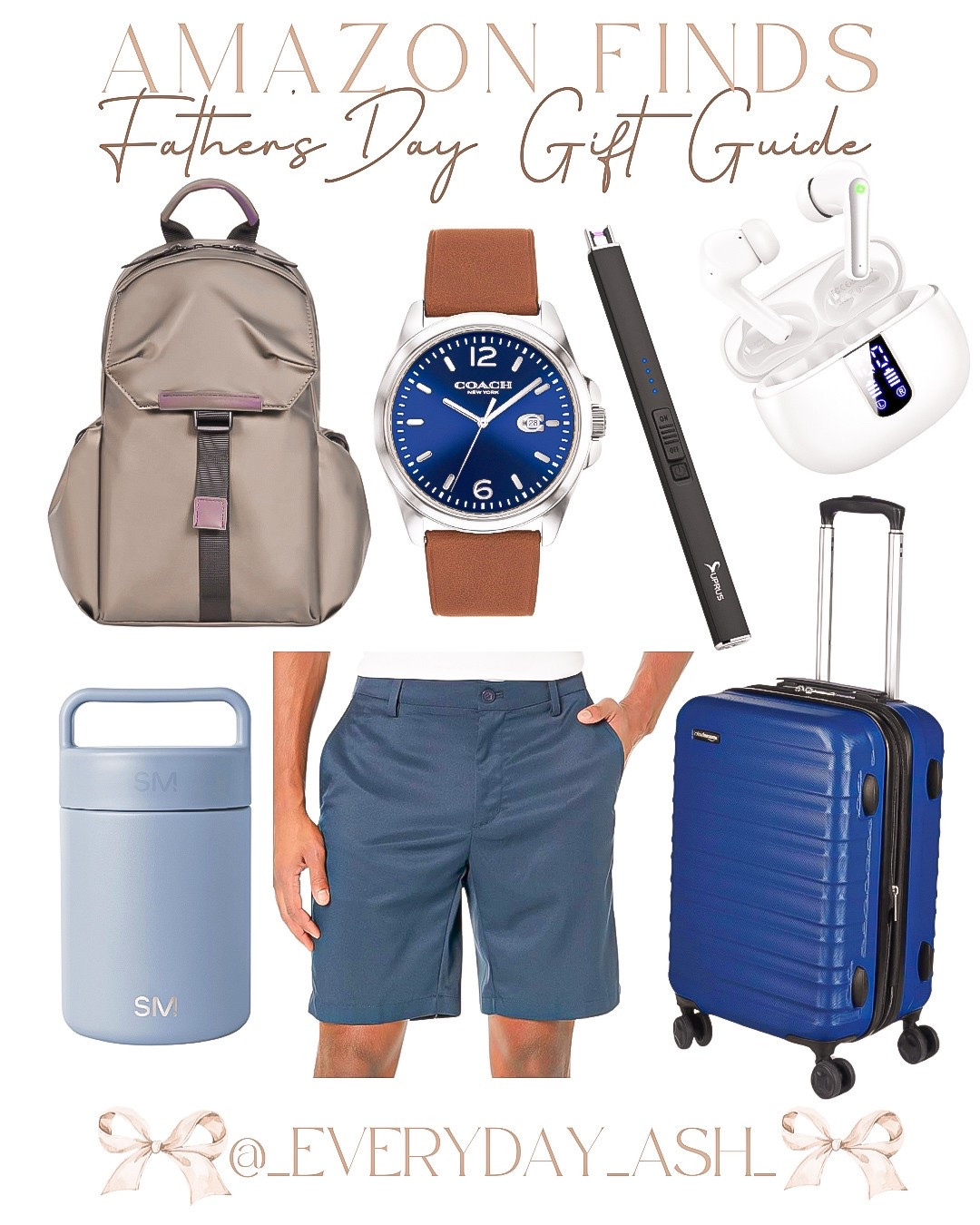 Father’s Day gift guide 🎁💙

Men’s gifts, gifts for men, men’s backpack, travel bag, men’s watch, electric lighter, headphones, wireless headphones, food container, men’s shorts, men’s fashion, blue suitcase 

#LTKMens #LTKGiftGuide #LTKSummerEdit