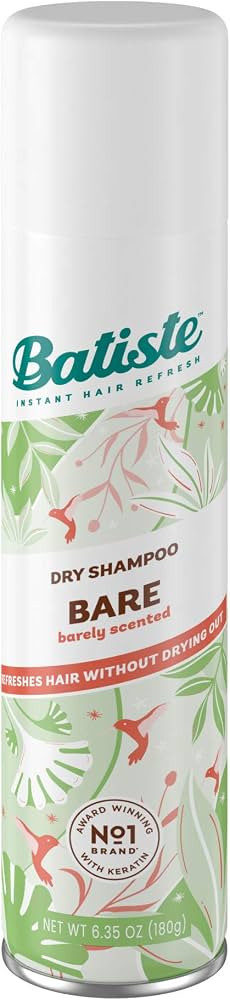 Batiste Dry Shampoo, Bare Fragrance, Refresh Hair and Absorb Oil Between Washes, Waterless Shampo... | Amazon (US)