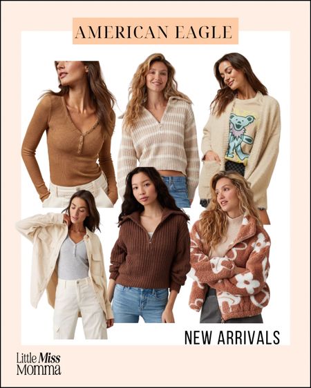 New winter arrivals from American eagle! Winter fashion finds, outfit ideas for winter, winter sweaters and cardigans 

#LTKSeasonal #LTKfindsunder100 #LTKstyletip