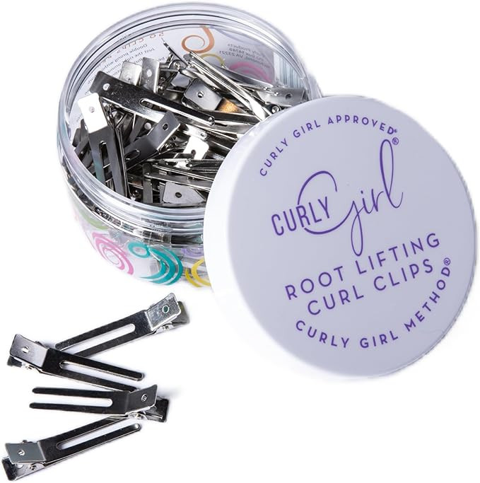 Curly Girl® 50 Double Prong, Root Lifting Hair Clips for Adding Volume to Curly Hair | Amazon (US)