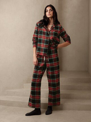 Flannel Pajama Top | Banana Republic Factory