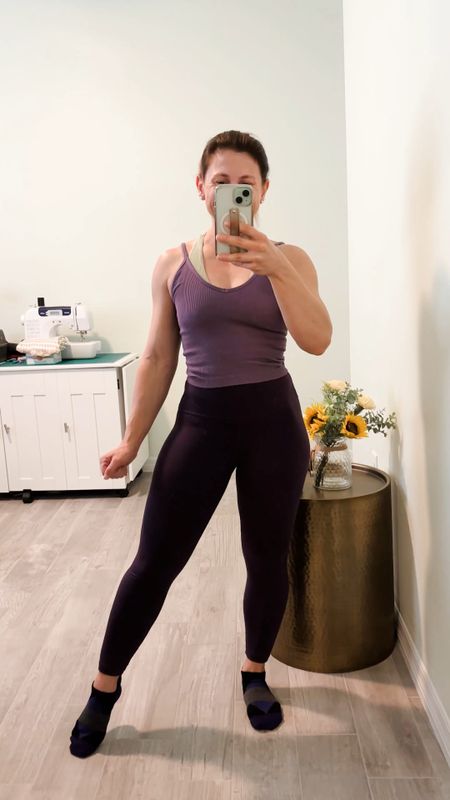 Leggings that are very smooth and come in different length options. I am wearing the 23 inch option. I’m 4’10" - the leggings are sold as a two pack, and the crop top is sold as a three pack

#LTKActive #LTKVideo #LTKSummerSales