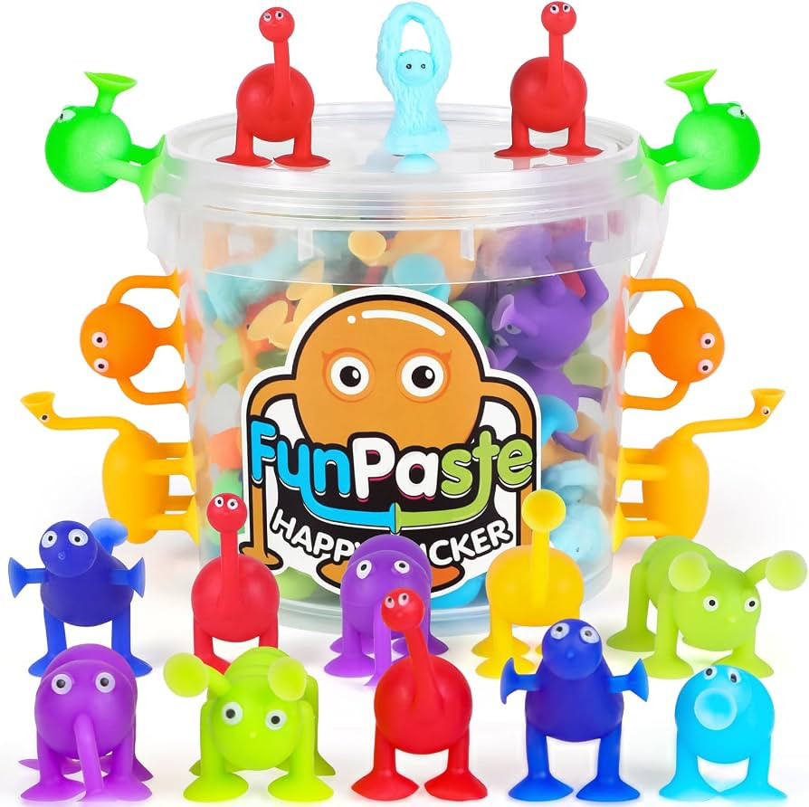 NYOBABE Suction Toys,42Pcs Silicone Sucker Toys,Baby Bath Toys,Sensory Toys for Autism,Travel Toy... | Amazon (UK)