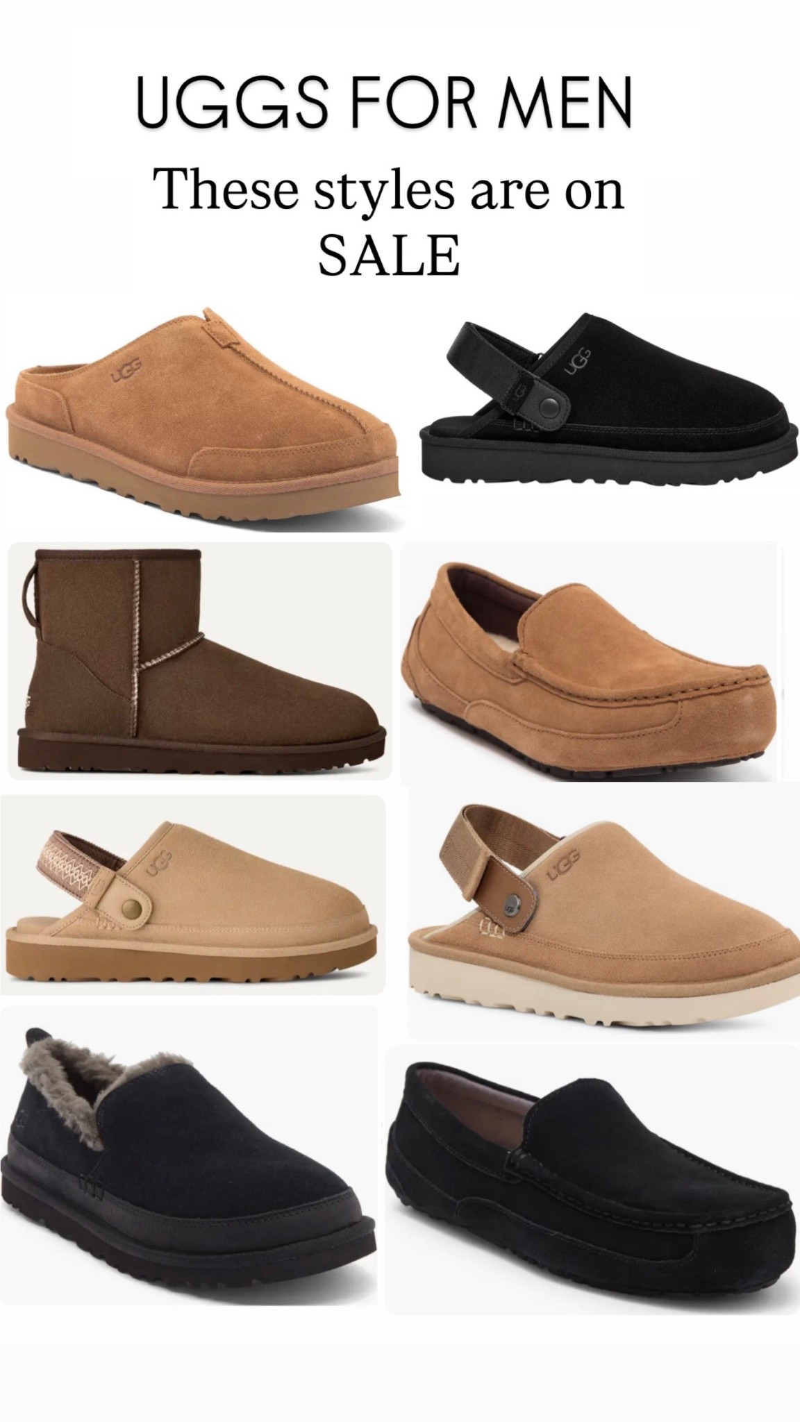 UGG STYLES FOR MEN ARE ON SALE

#LTKMens #LTKSaleAlert