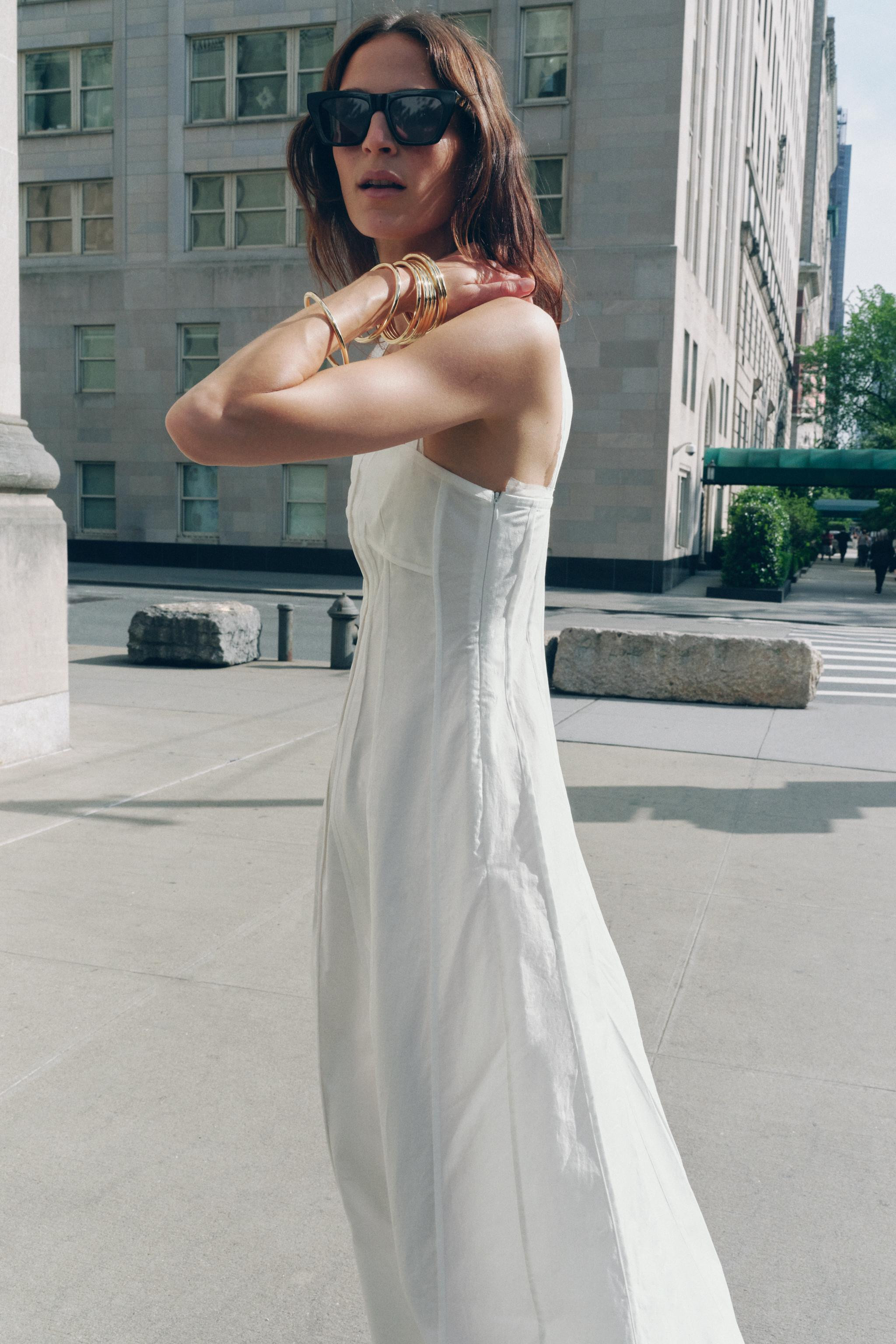 ZW COLLECTION TRIM MAXI DRESS | Zara US