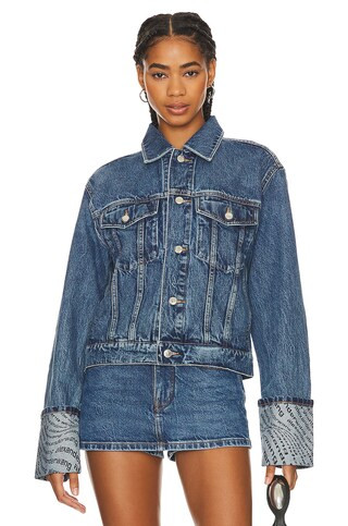 Wave Cuff Trucker Jacket
                    
                    Alexander Wang | Revolve Clothing (Global)