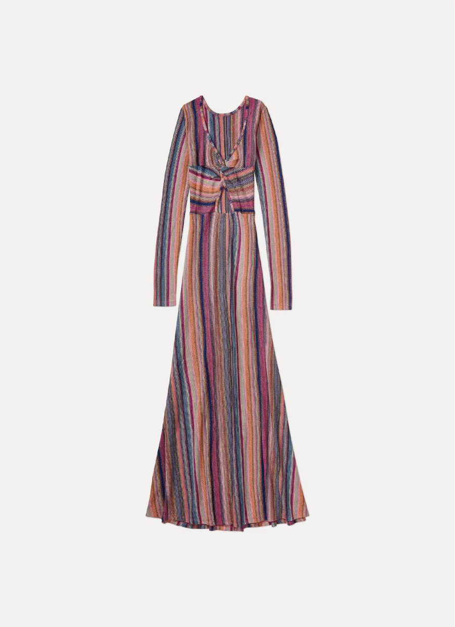 Lurex Striped Reversible Dress | Something Navy | Something Navy