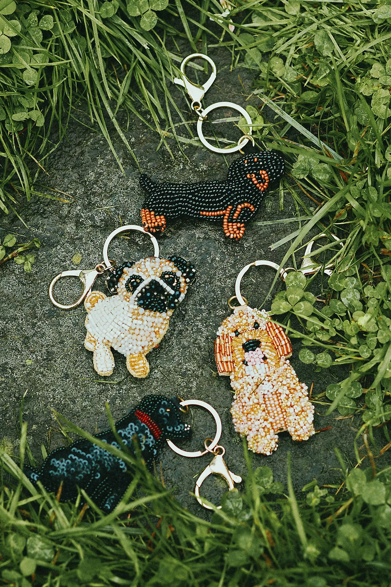 Beaded Dog Bag Charm | Anthropologie (US)