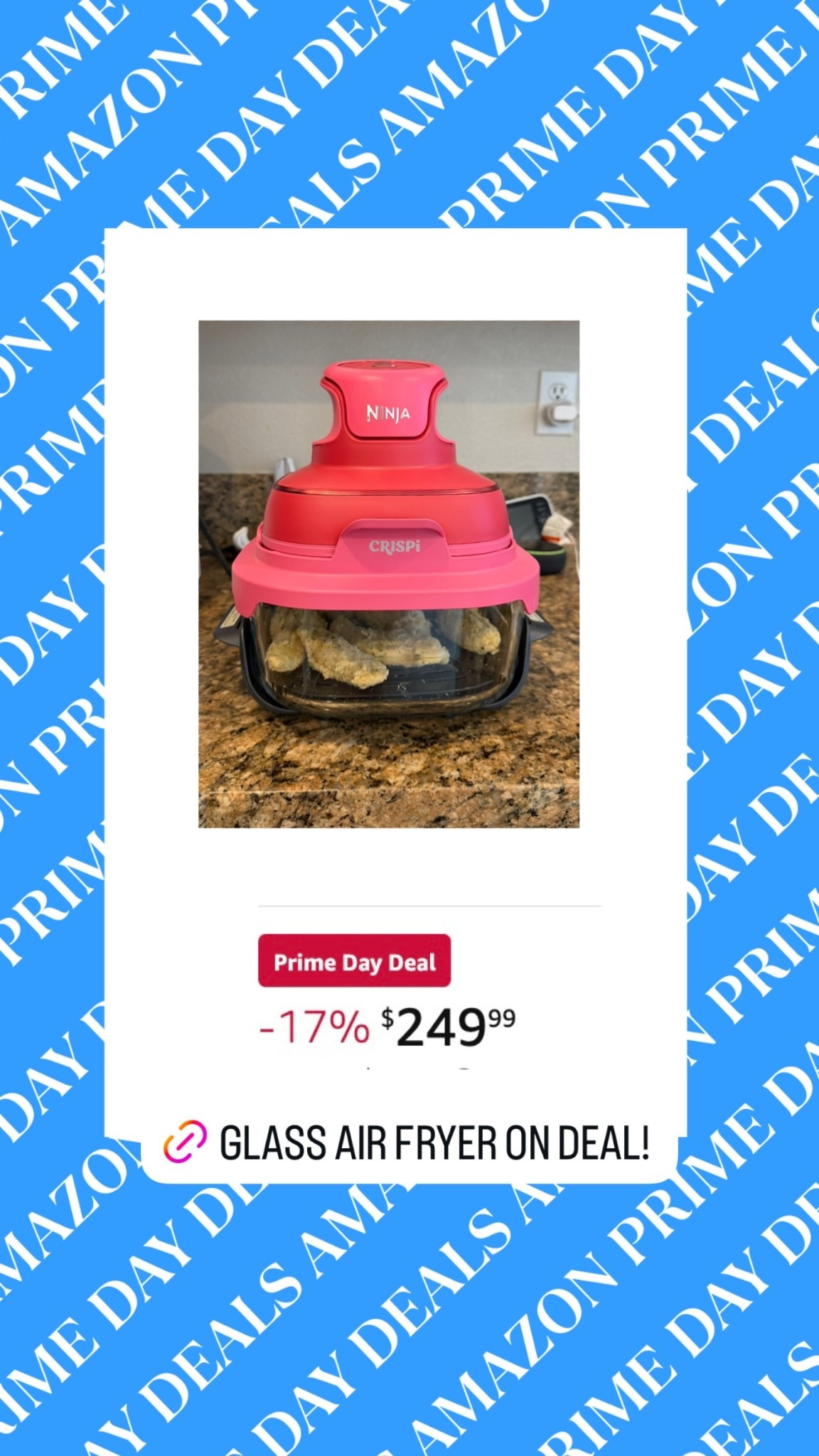 Ninja Glass air fryer on Prime Day Deal!

#LTKHome #LTKSaleAlert