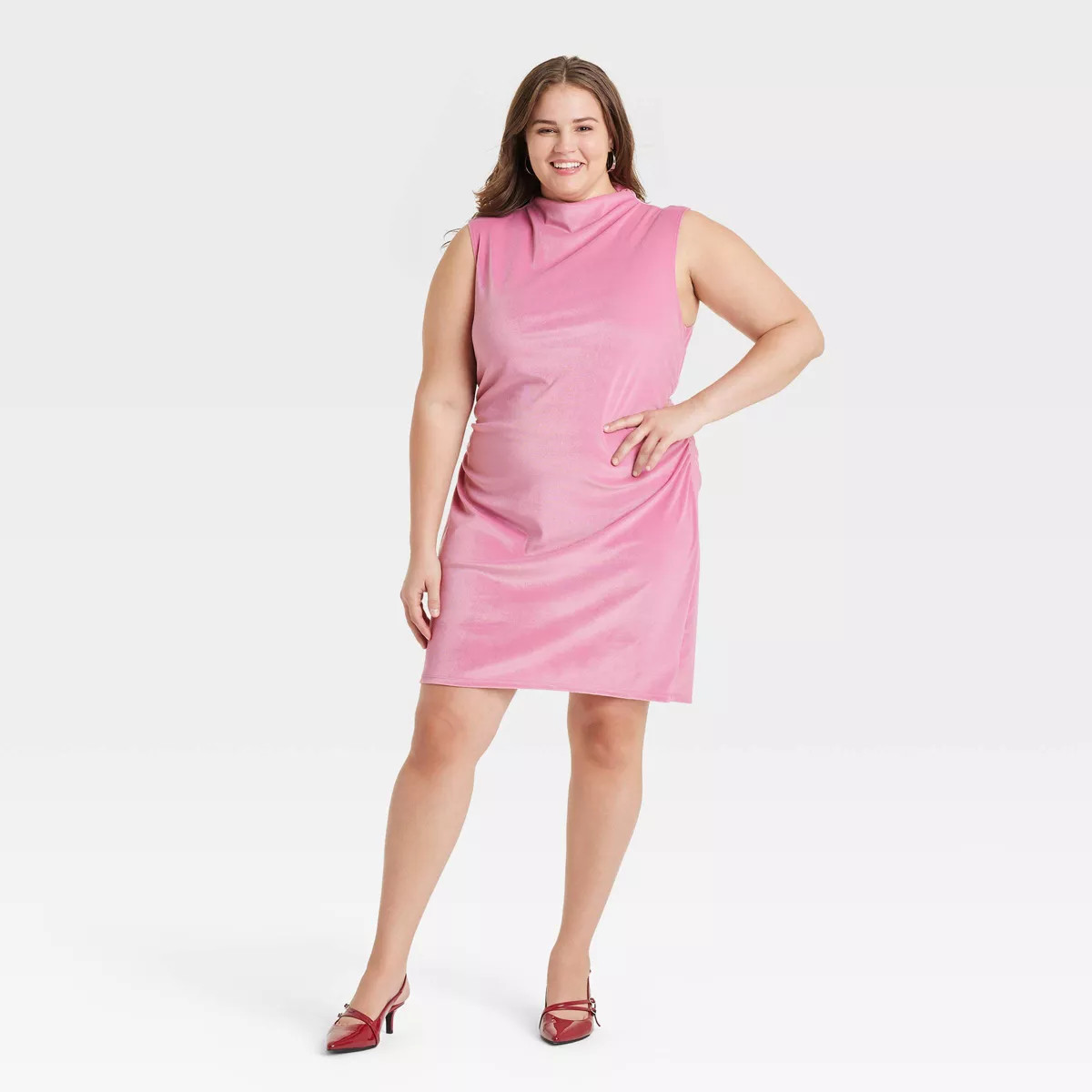 Women's Mini Velvet Ruched Dress - A New Day™ | Target