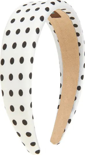 Wide Polka Dot Headband | Nordstrom