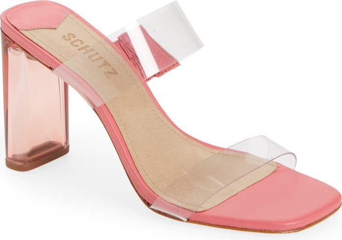 Schutz Ariella Sandal | Nordstrom - Clear Strapped Heels | Nordstrom