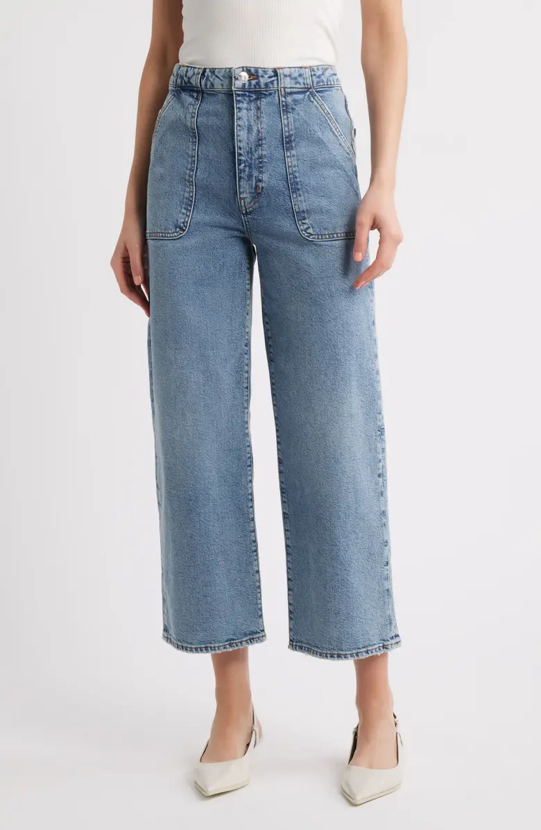 FRAME The Modern Pocket Wide Leg Jeans | Nordstromrack | Nordstrom Rack