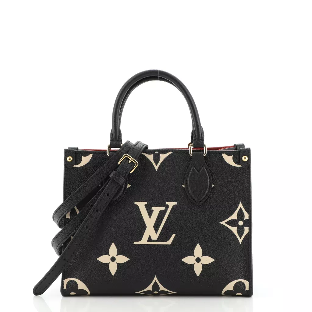 LOUIS VUITTON Mini Pochette Bicolor Monogram Empreinte Accessoires Pou