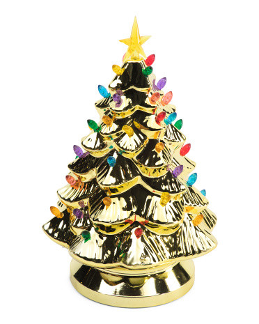 14in Led Lighted Ceramic Tree | TJ Maxx