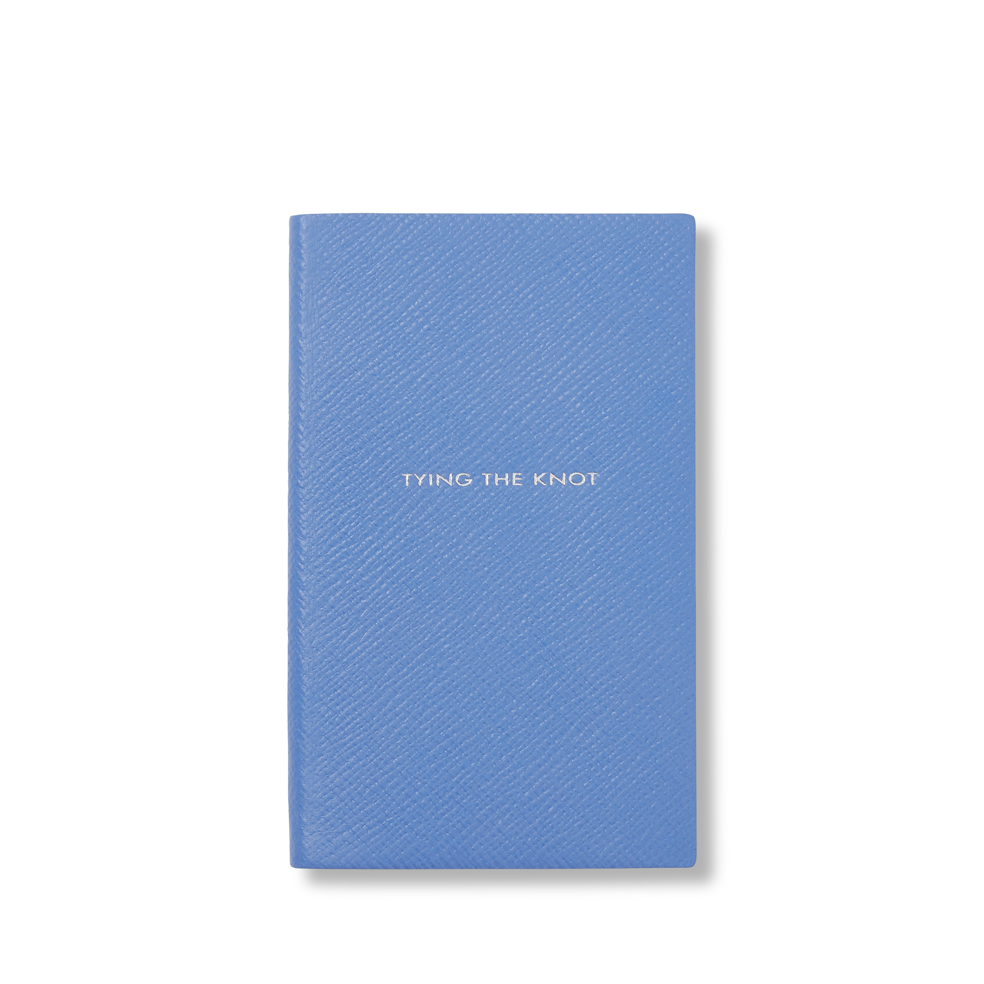 Tying The Knot Panama Notebook in nile blue | Smythson | Smythson