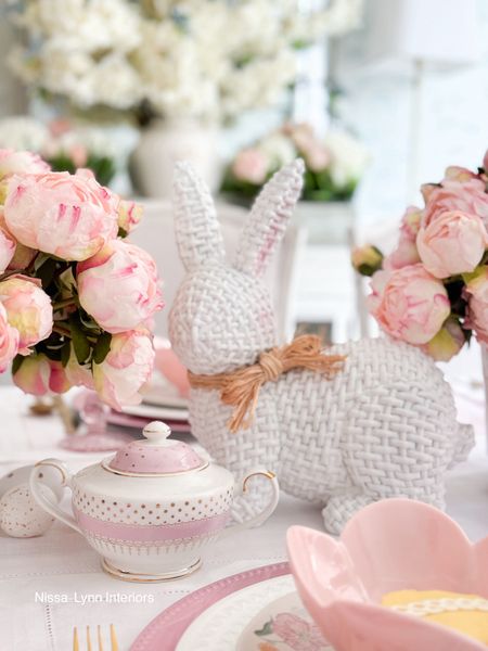 Welcome to my “Pretty in Pink” Easter tablescape! When I first saw the darling flower bowls online - I had to buy them to create a whimsical, garden themed Easter table!  

#LTKhome #LTKparties #LTKSeasonal