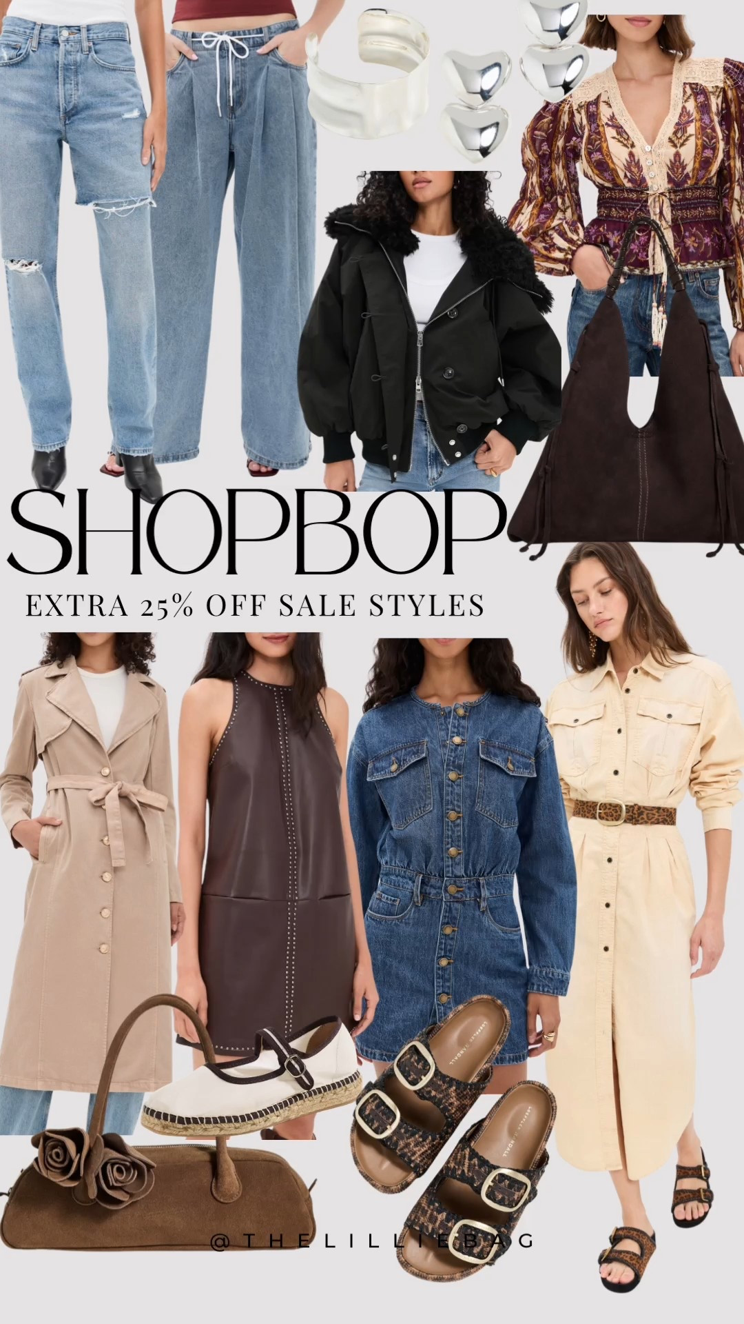 Shopbop extra 25% off sale styles! 

Winter outfit. Jacket. Trench coat. Denim. 

#LTKSaleAlert #LTKSeasonal