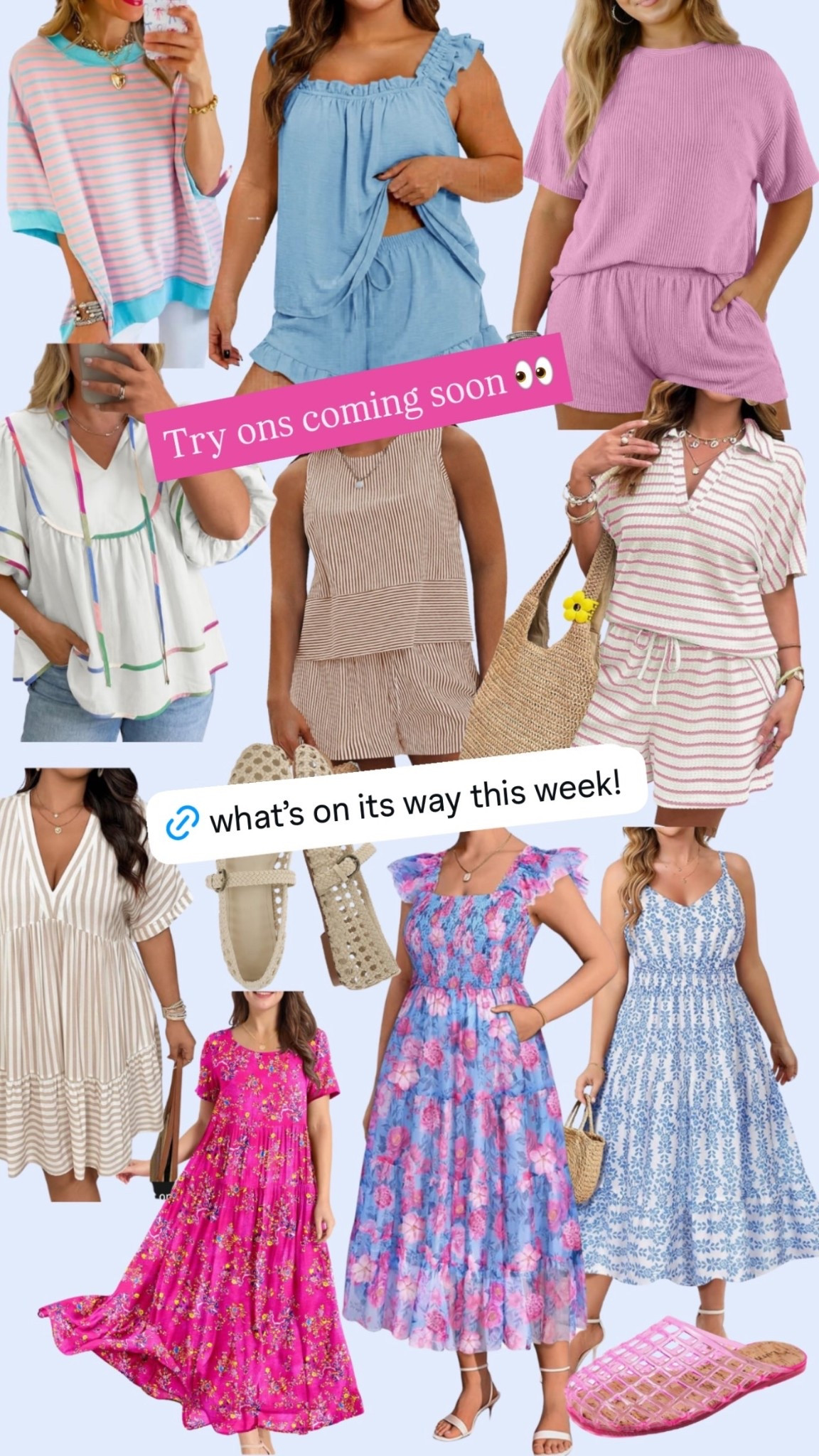What's on its way this week from Amazon!!!

amazon, spring outfit, spring fashion, dress, vacation, lounge set, lounge wear, pajamas 

 #LTKootd #LTKSaleAlert #LTKPlusSize
