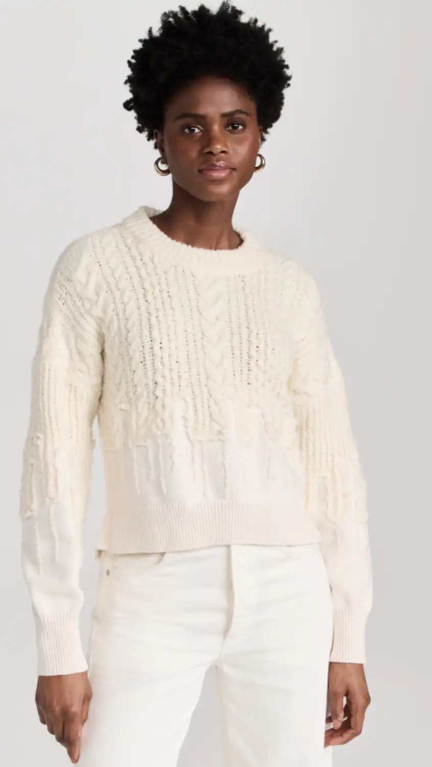 Mix Stitch Crew Sweater | Shopbop