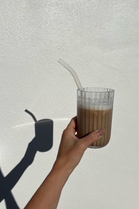 iced coffee on hot summer days ☕️ #icedcoffee #icecoffee #coffeecup #straw #kitchen #homedecor #summer #colddrink #tumblers #glasses #acrylicglass #acryliccup #cup 

#LTKParties #LTKHome #LTKFamily