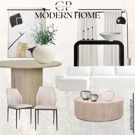 The Neutral Modern Home
Follow @InspirationbyCP on instagram for more sources and daily deals!
Modern sectional, dining chairs, home decor, neutral home, Amazon home, marble bowl, wall art, fluted table, coffee table, candle holders, console table, floor lamp, modern vases 

#LTKstyletip #LTKsalealert #LTKhome