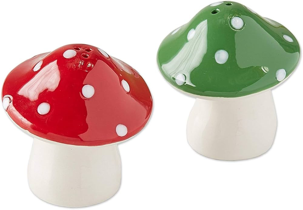 Design Imports DII Ceramic Salt & Pepper Shaker Set, Mushrooms | Amazon (CA)