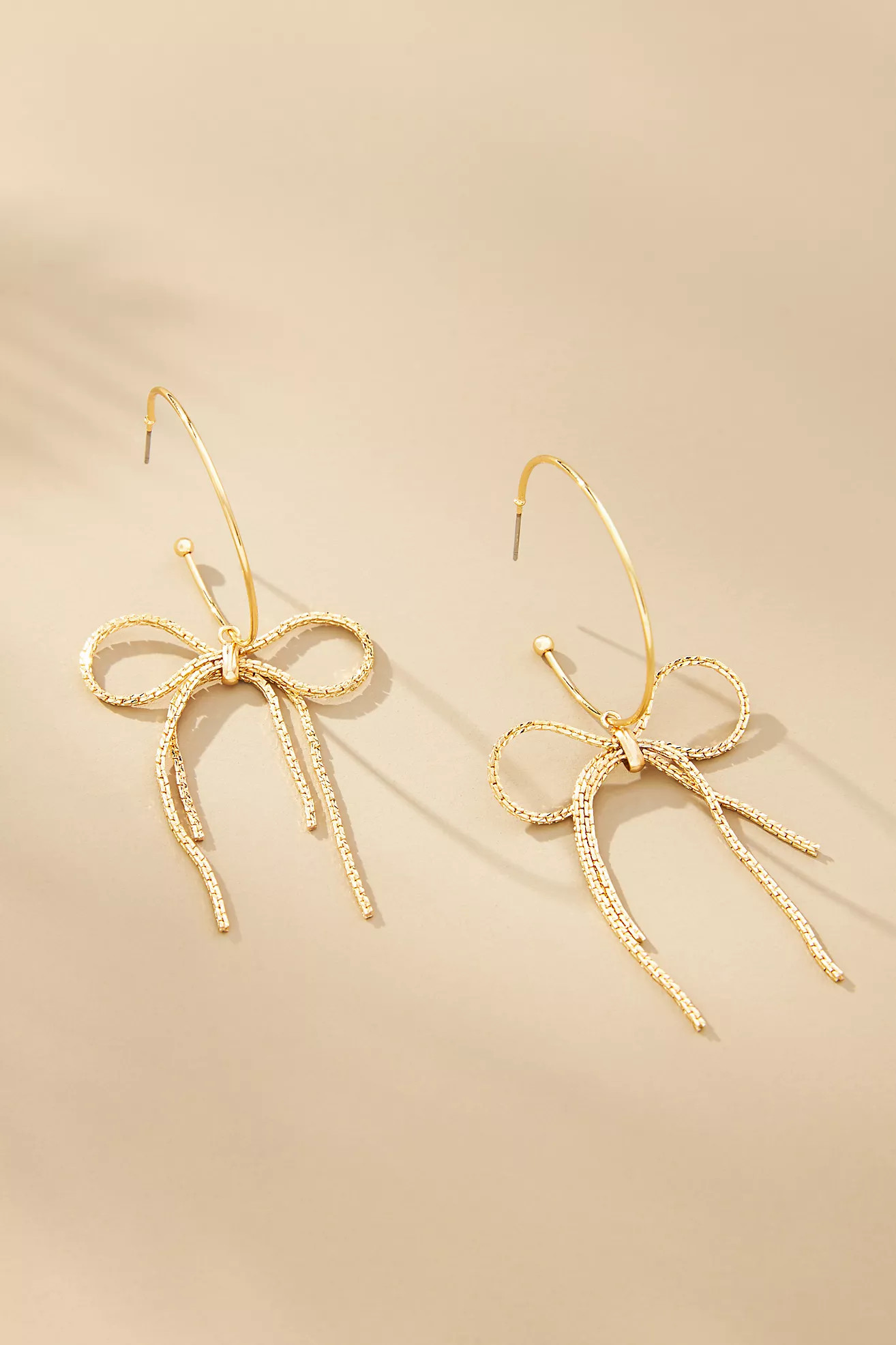 Bow Hoop Earrings | Anthropologie (US)