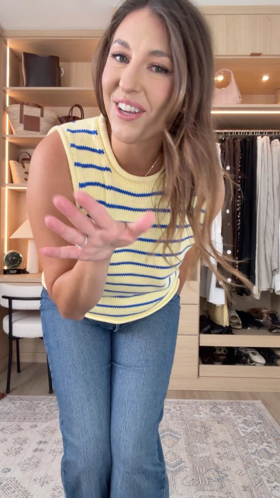 Sunny stripes + denim ☀️

striped tank, blue jeans, casual outfit, summer style, everyday outfit, classic style, effortless look

#LTKMidsize #LTKstorytime #LTKU