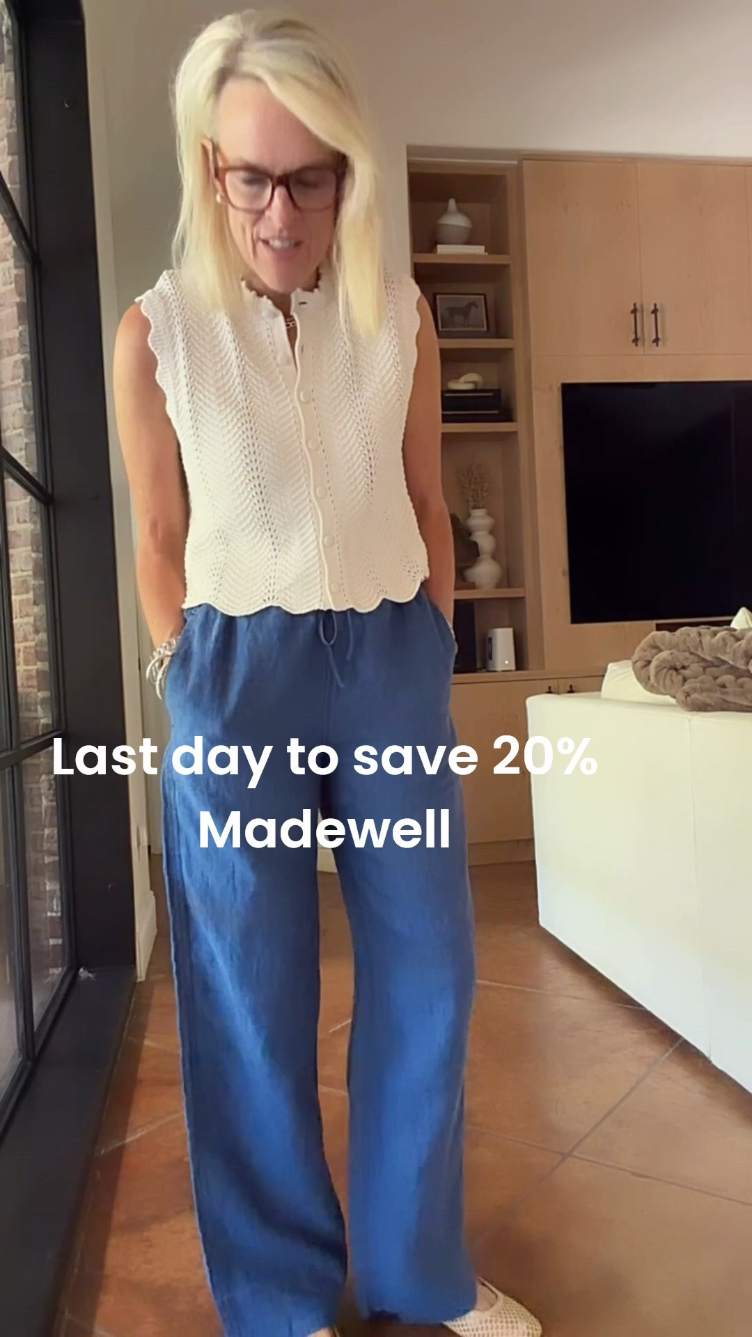 Use code LTK20
Through tonight 

Fit all tts

#LTKOver40 #LTKxMadewell #LTKSaleAlert
