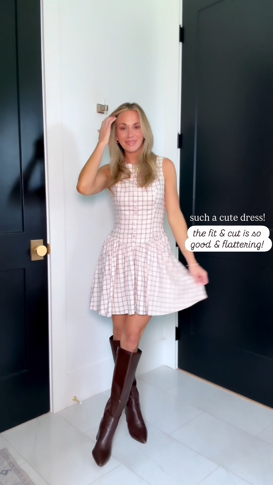 How cute is this dress for fall?! I’m wearing my true size xs regular length.

#LTKSaleAlert #LTKootd #LTKPetite